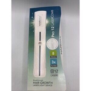 HairMax Pro 12 Laser Comb Breakthrough Hair Growth Laser Light Device Rose New